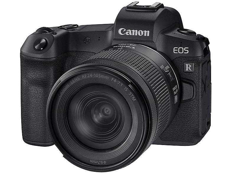 CANON EOS R + RF 24-105MM F4-7.1 IS STM Systemkamera mit Objektiv