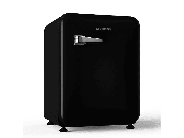 KLARSTEIN Audrey Evo Mini Fridge 68 Kühlschrank (E, 67 cm hoch, Schwarz)