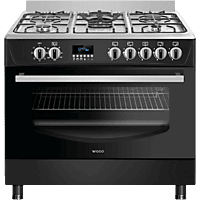 MediaMarkt WIGGO WO-E909R(BX) Fornuis aanbieding