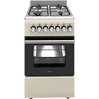 MediaMarkt WIGGO WO-E505R(CX) Fornuis - Gas - Gas / Netvoeding - Breedte 50 cm aanbieding