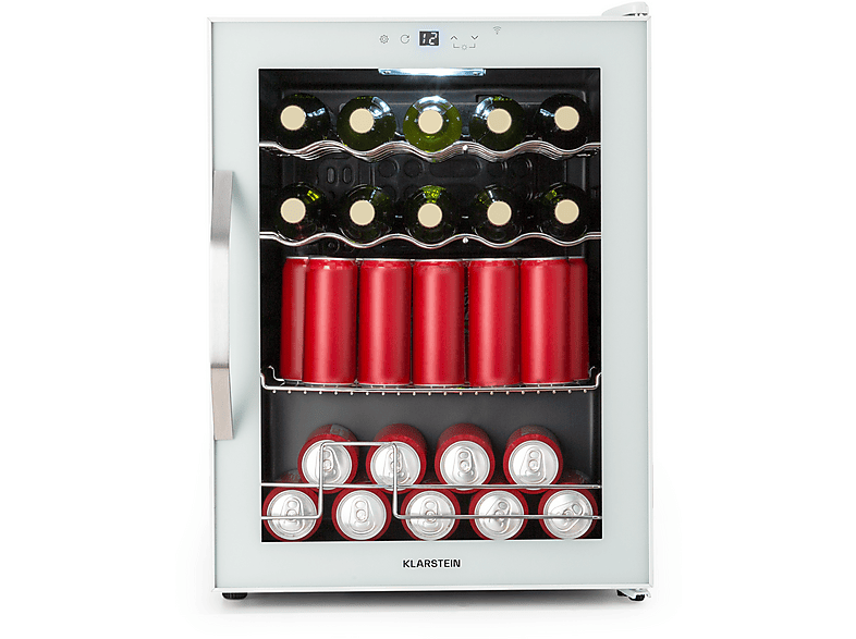 KLARSTEIN Coachella Kühlschrank (E, 63,60 cm hoch, Weiß)