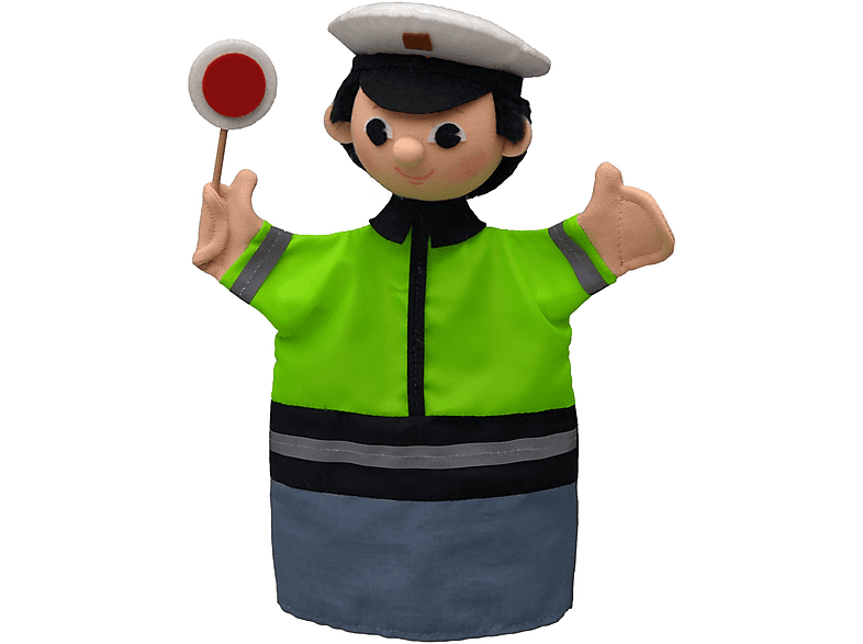 Handpuppe "Polizist" Für Puppentheater 28 Cm
