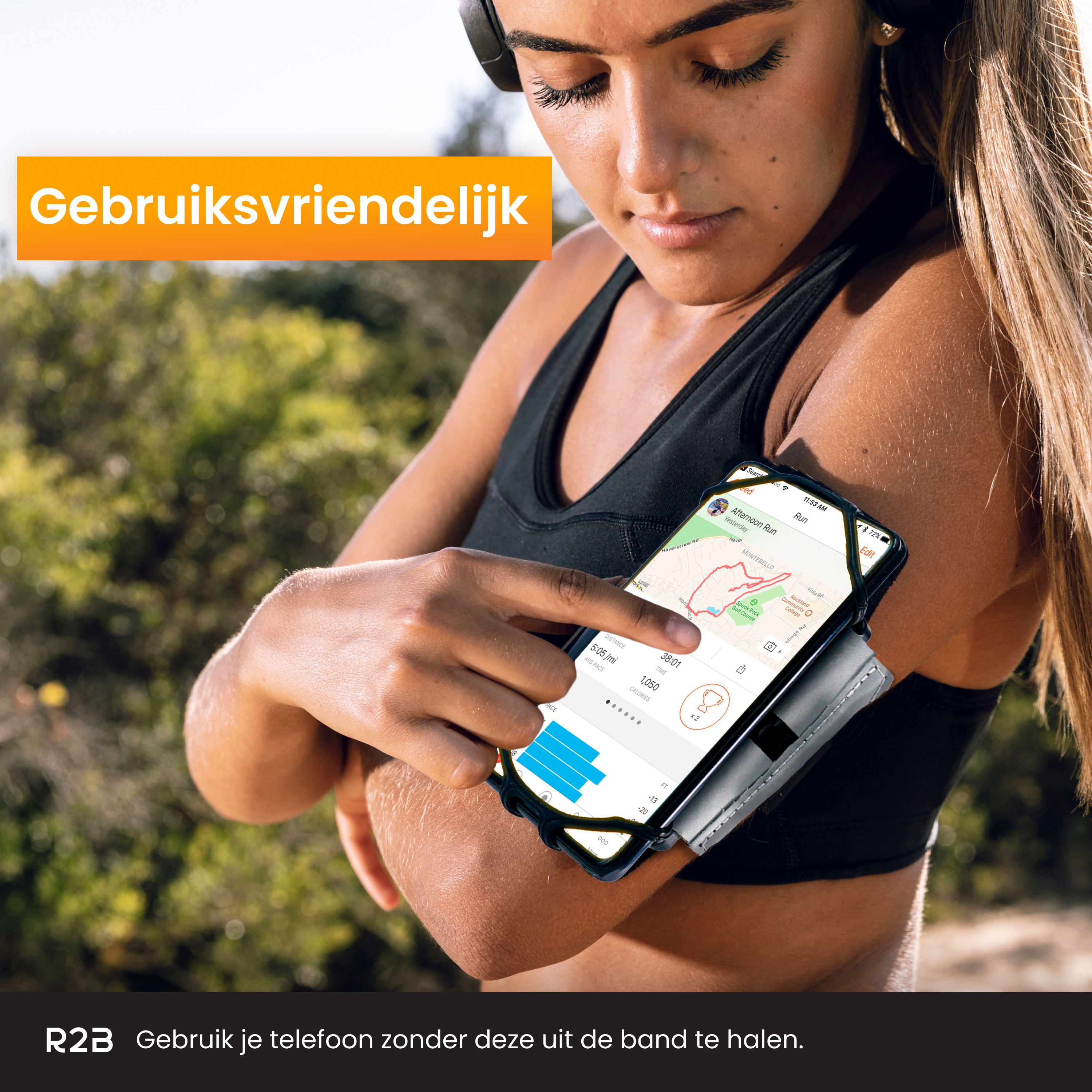 Polsband Telefoonhouder | 360 ° draaibare Smartphones Running Armband | Sport Telefoon Polsbandhouder | Armband Onderarm Band Mobiele Telefoon Houder Voor Smartphone, Jogging