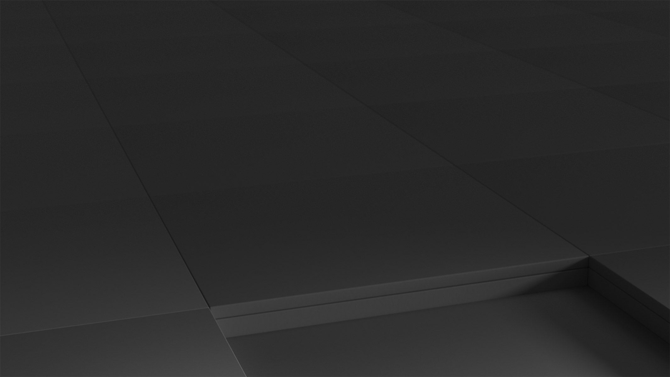 Czarne geometryczne tło. Schodkowy design i cienie tworzą głębię.