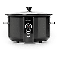 MediaMarkt BRABANTIA BBEK1083MB Slowcooker Zwart aanbieding
