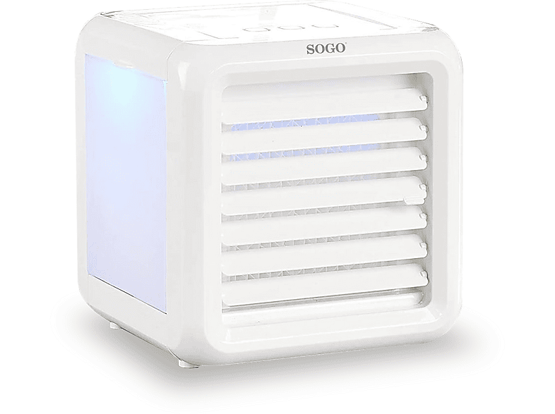 Climatizador Portátil Sogo – Con Luz LED, 3 Velocidades Y Depósito De Agua