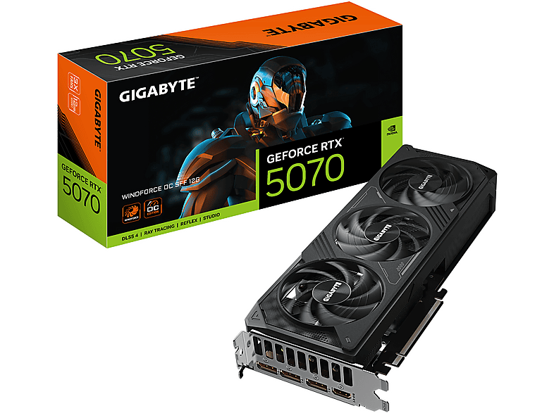 GIGABYTE GeForce RTX 5070 WINDFORCE OC SFF 12G (NVIDIA, Grafikkarte)