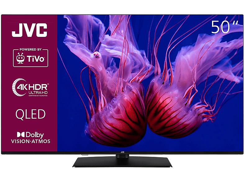 JVC LT-50VUQ3455 QLED TV (Flat, 50 Zoll / 127,00 cm, UHD 4K, SMART TV)