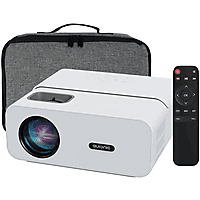 MediaMarkt AURONIC AU3240 + Projectiescherm Beamer Wit aanbieding