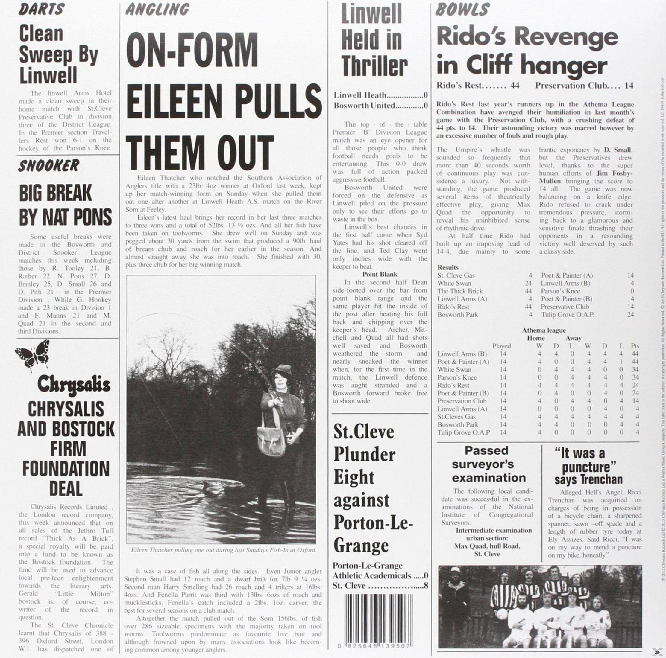 Ritaglio di giornale. Titolo: Eileen Pulls Them Out. Articoli sulla pesca e lo sport.