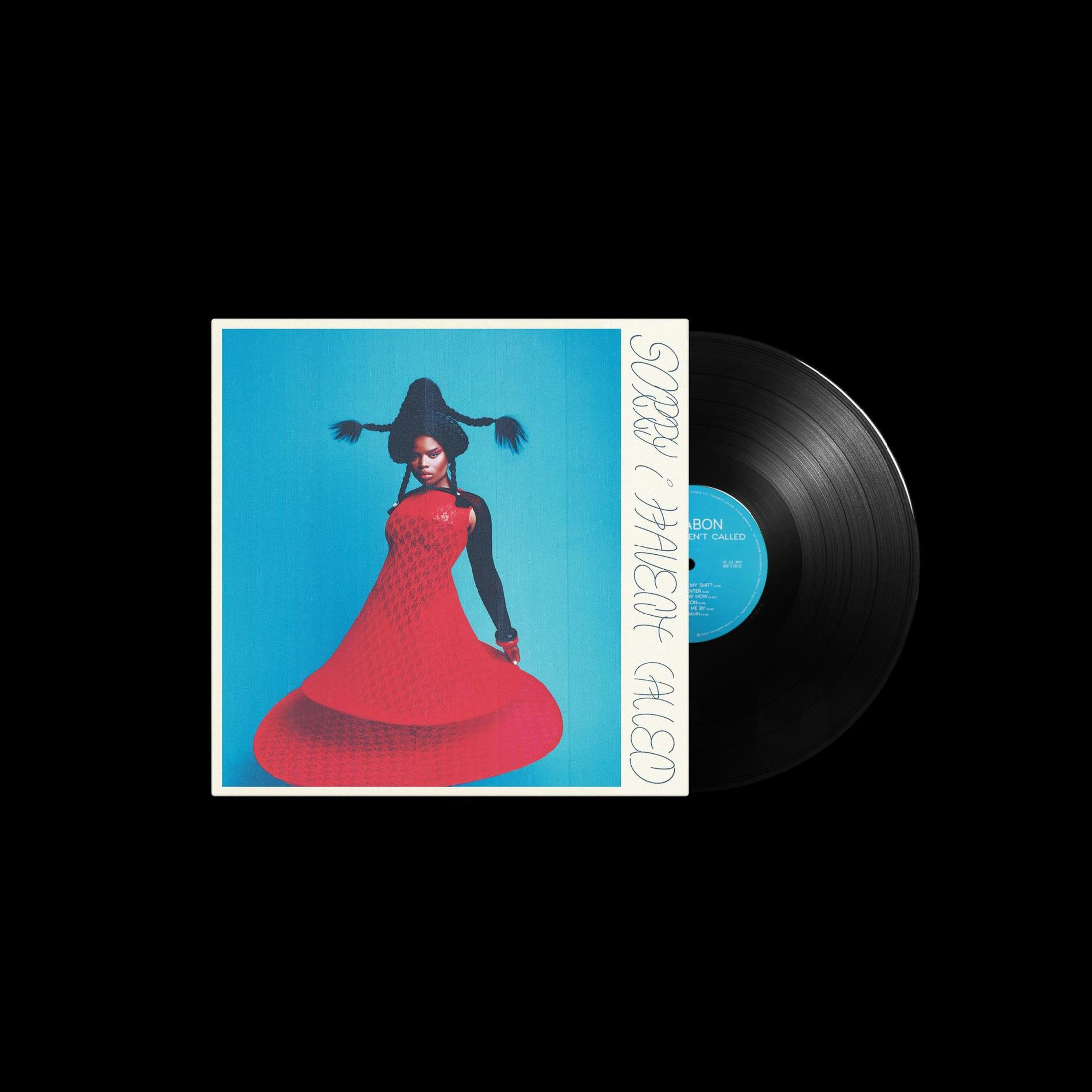 Portada del álbum con una mujer con un vestido rojo, un disco de vinilo y el título "Sorry I Haven't Called".