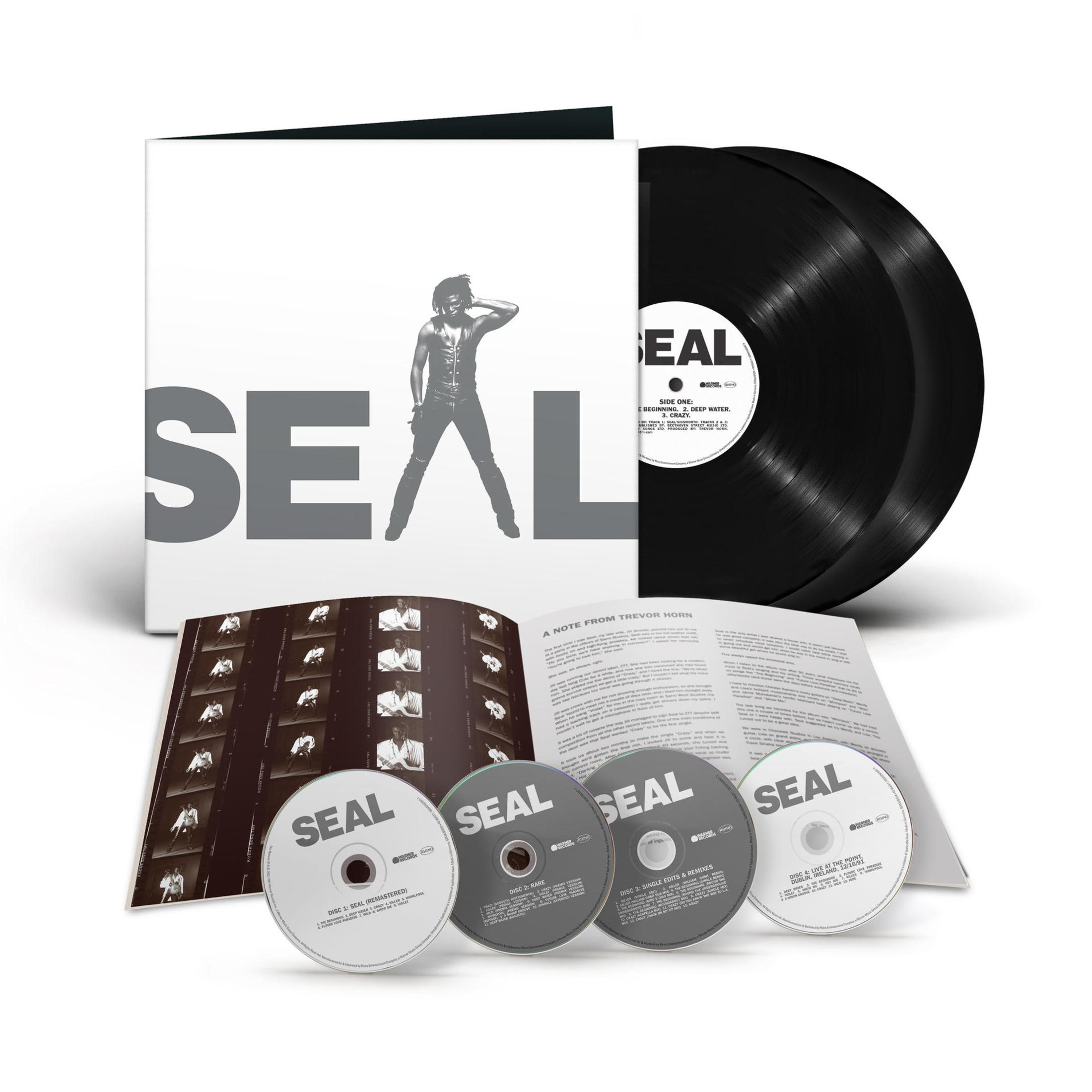Copertina dell'album: Un cofanetto con copertina, due dischi in vinile e CD di Seal.