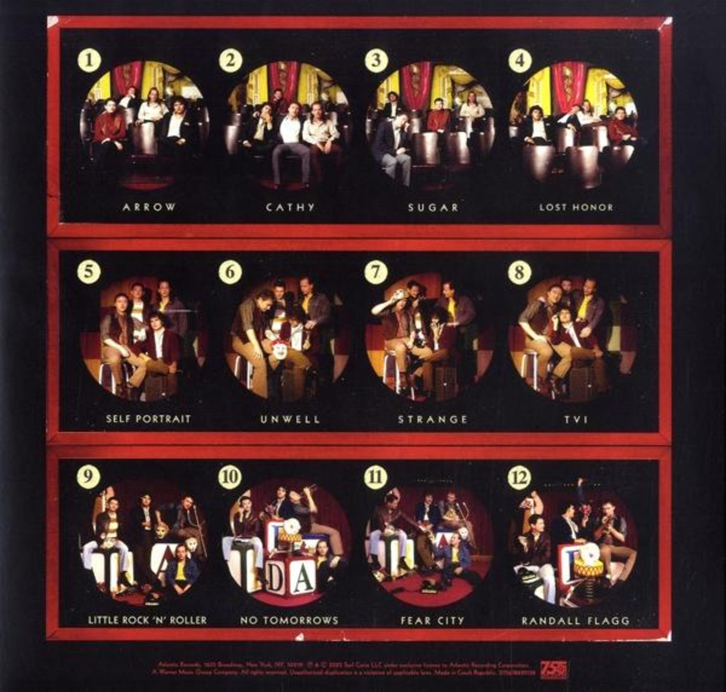 Copertina dell'album con più immagini. Persone in cerchi.