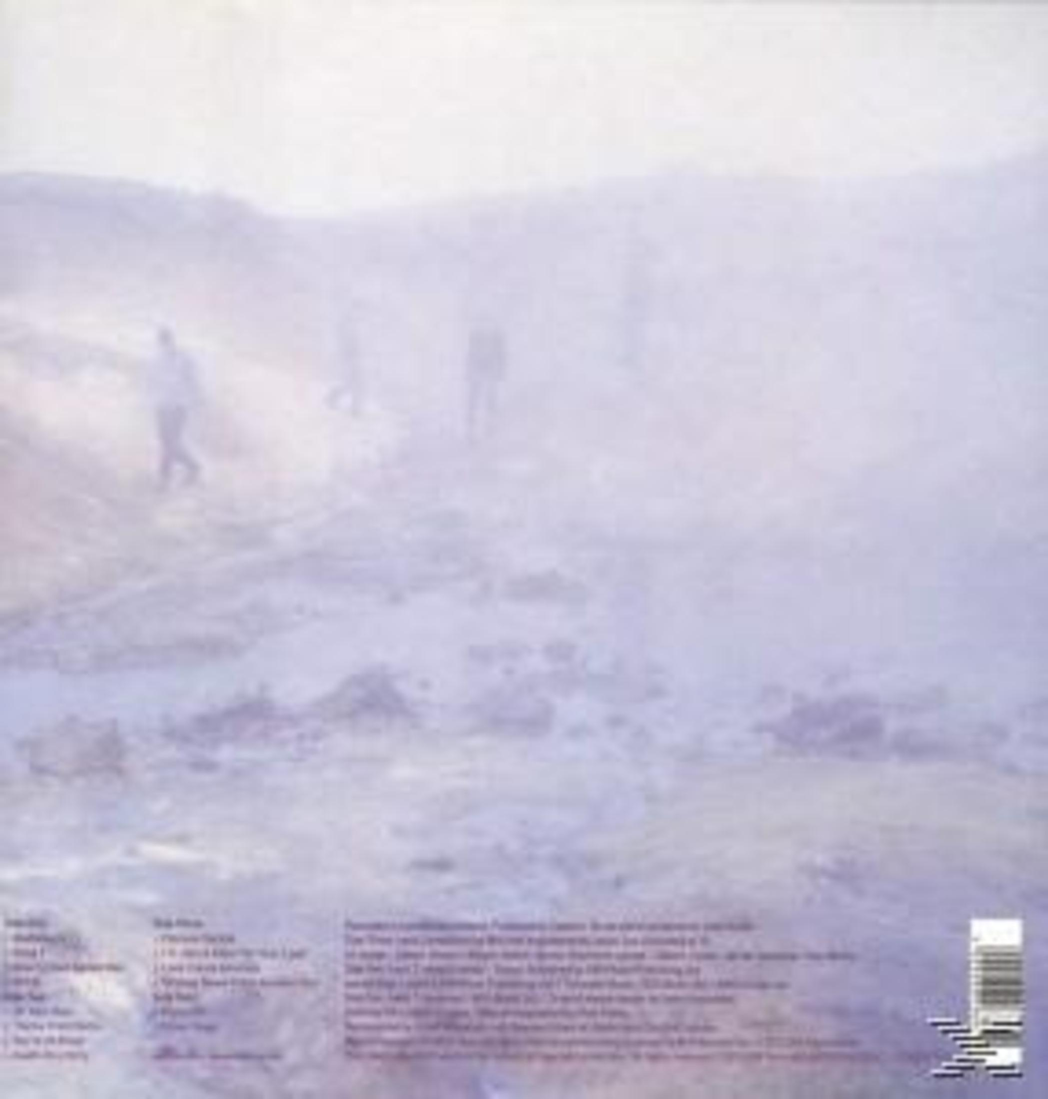 Copertina dell'album con un paesaggio nebbioso e sagome di persone.