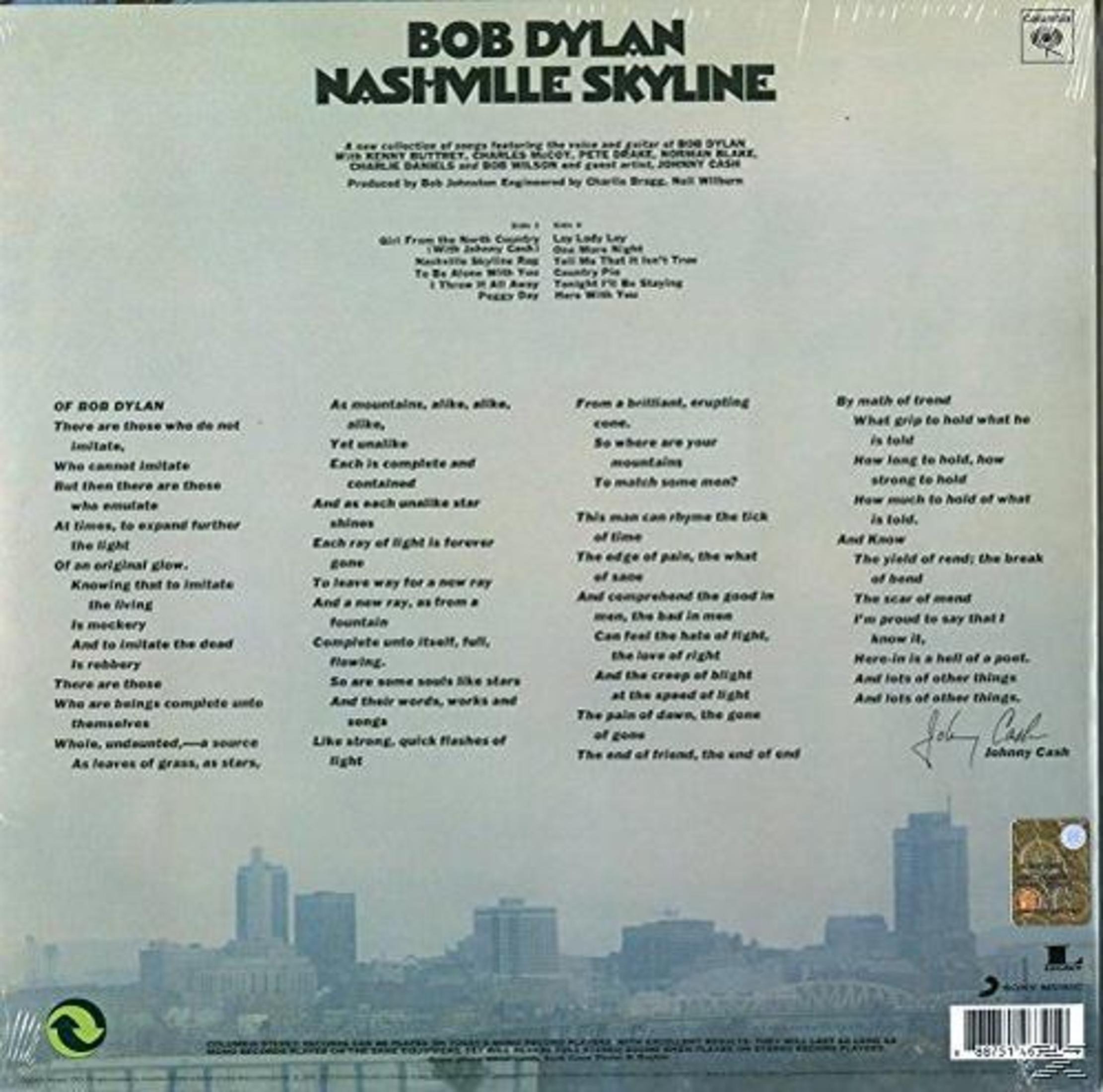 Retro copertina dell'album con testi e testo.