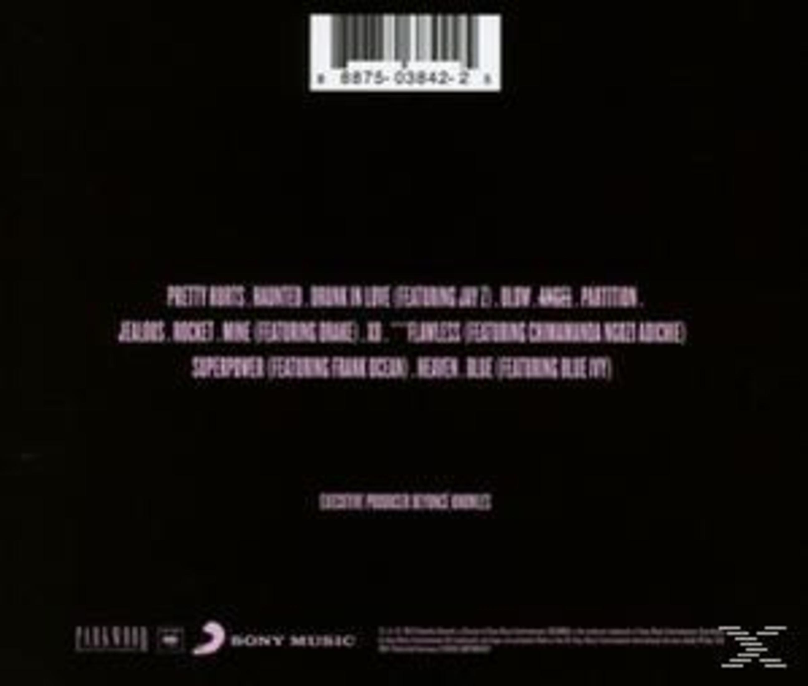 Retro copertina dell'album. Nero con tracklist e logo Sony Music.