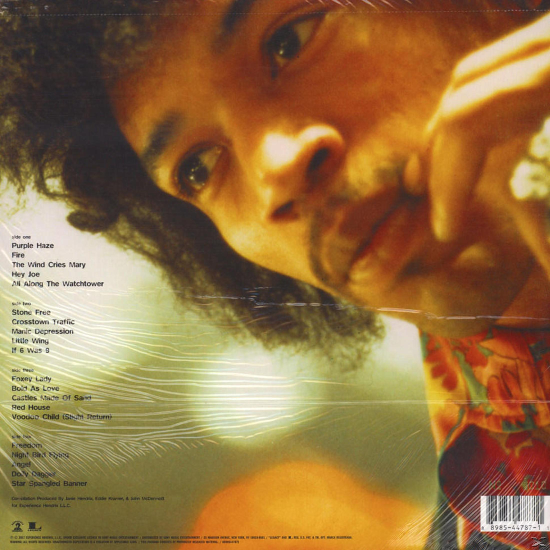 Copertina dell'album, primo piano del volto di un uomo. Include la lista dei brani a sinistra.