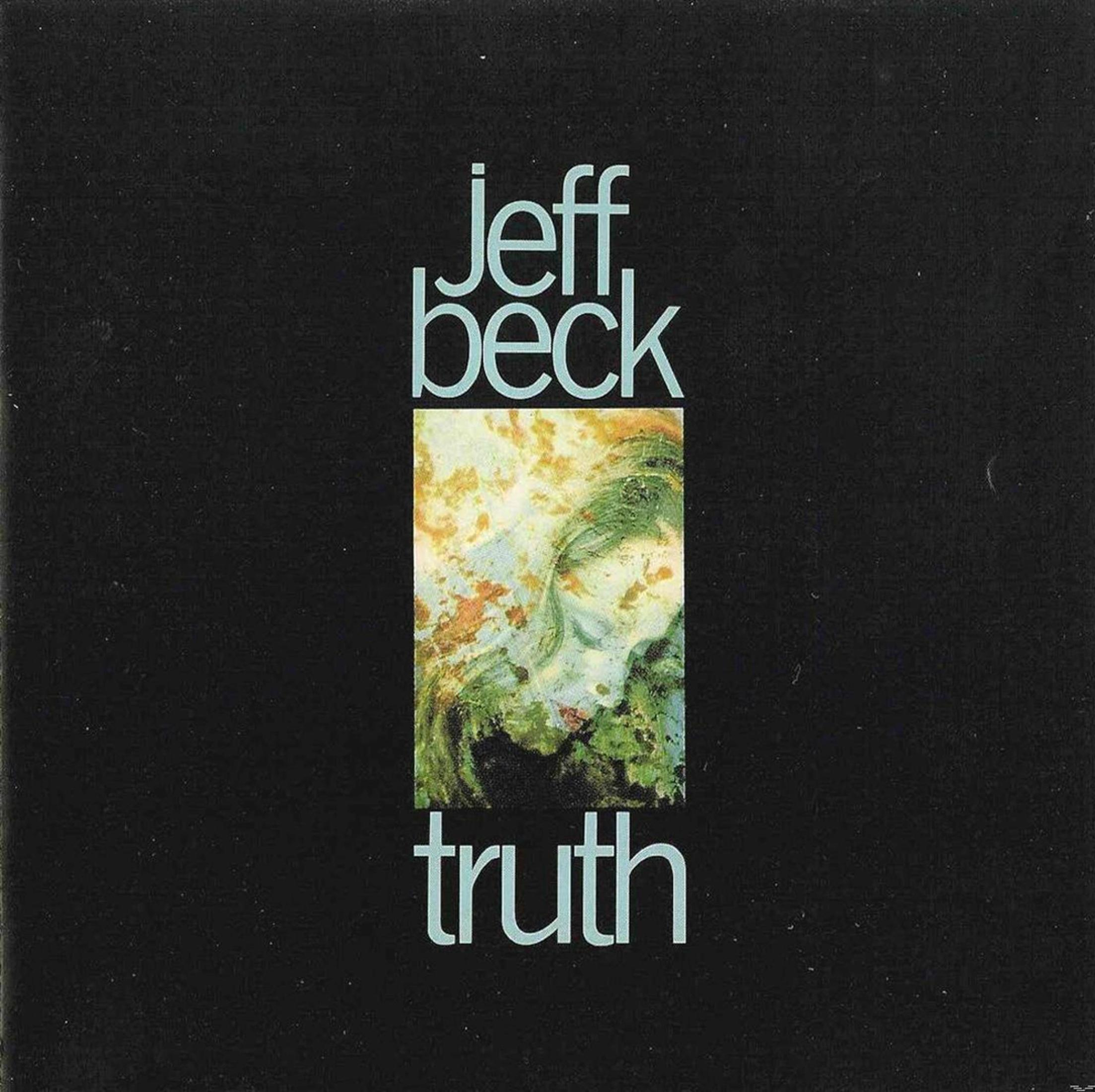 Copertina dell'album con testo 'Jeff Beck' e 'truth' su sfondo nero con immagine.
