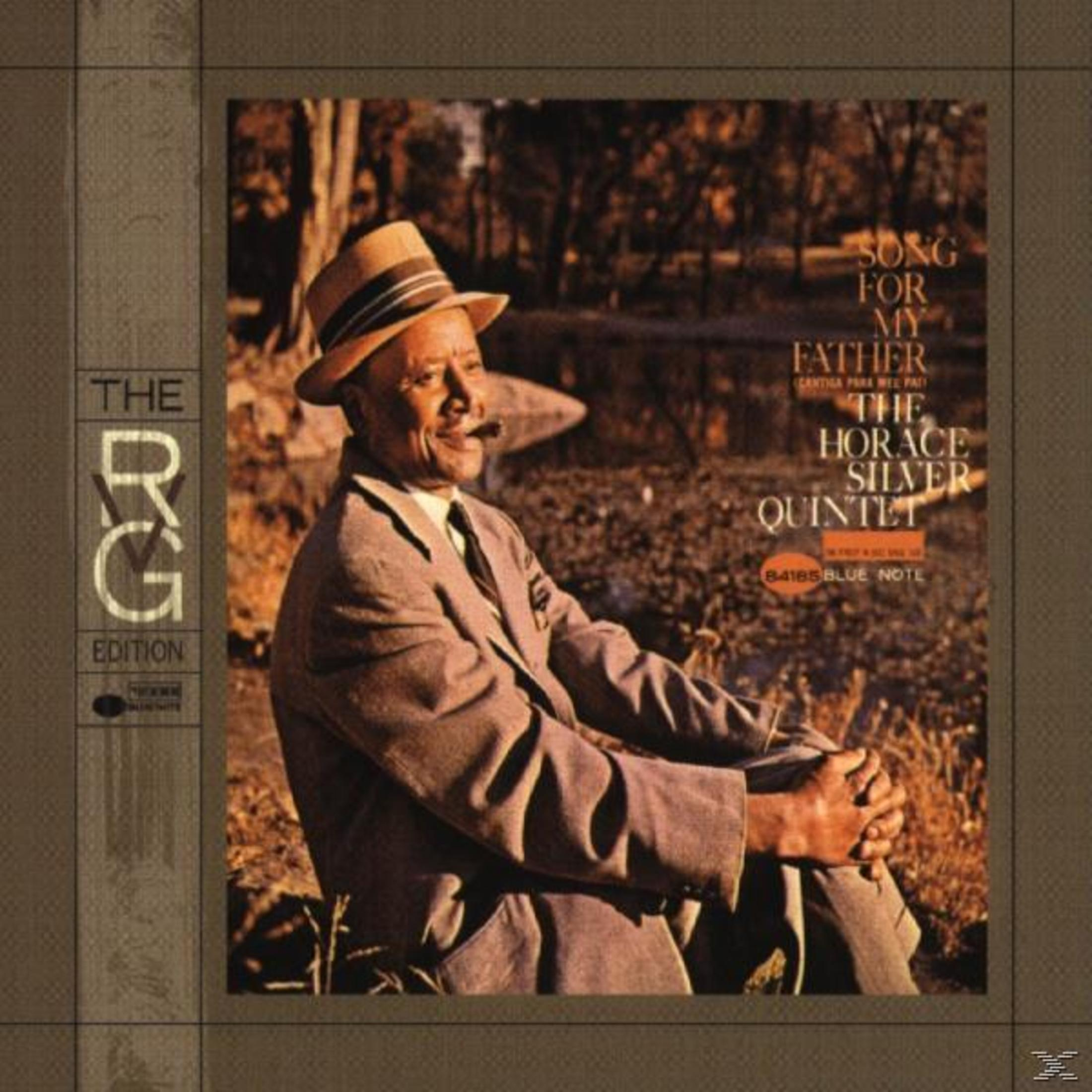 Copertina dell'album: Un uomo con un cappello e un sigaro, seduto all'aperto. Titolo: 'Song For My Father'.