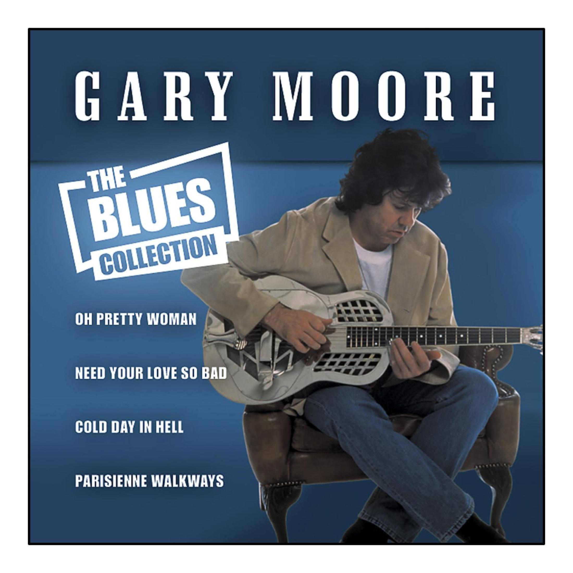 Copertina dell'album. Gary Moore suona la chitarra. The Blues Collection è scritto sopra le canzoni.
