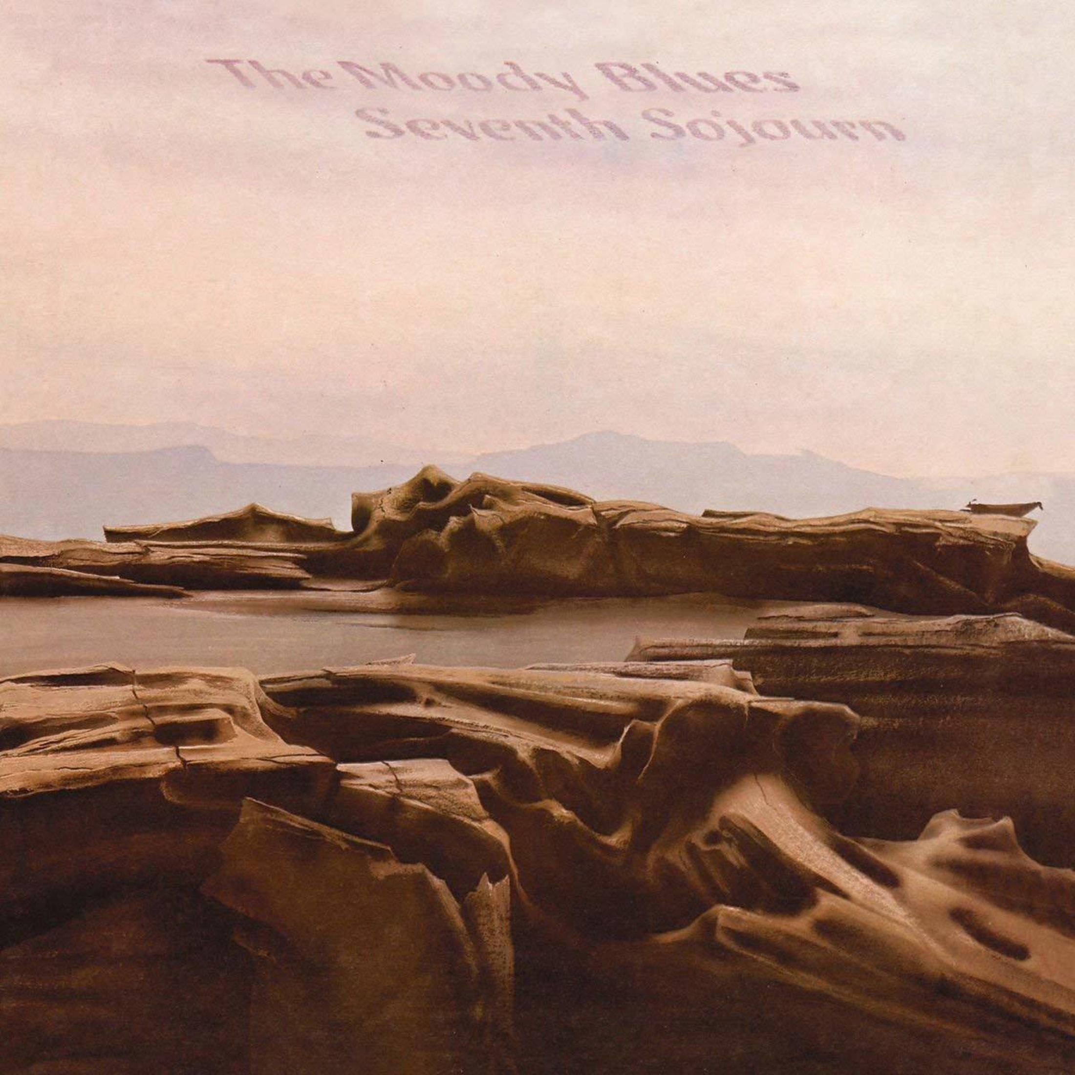 Copertina album, paesaggio roccioso, cielo nuvoloso e titolo album.
