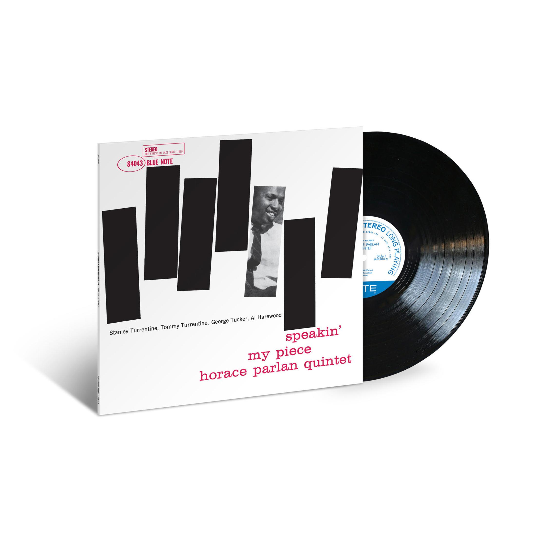 Copertina dell'album Horace Parlan Quintet con un disco in vinile nero.