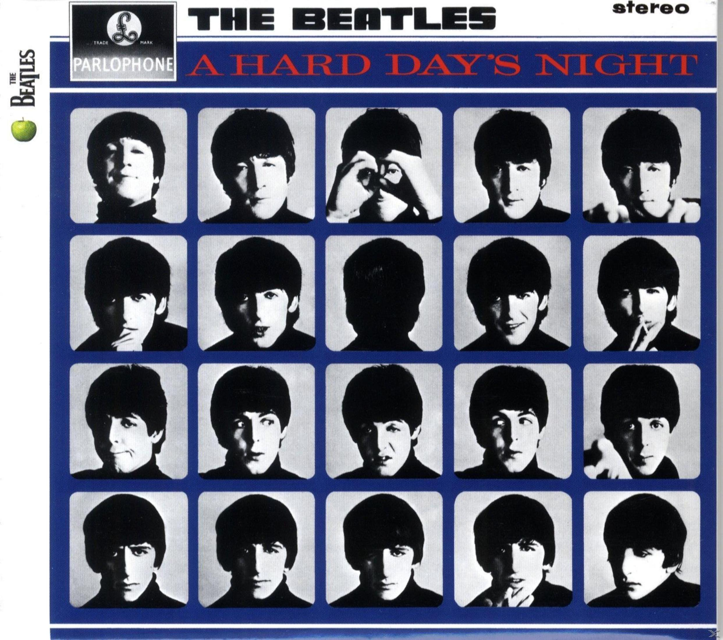 La copertina dell'album dei Beatles, con più foto dei membri della band.