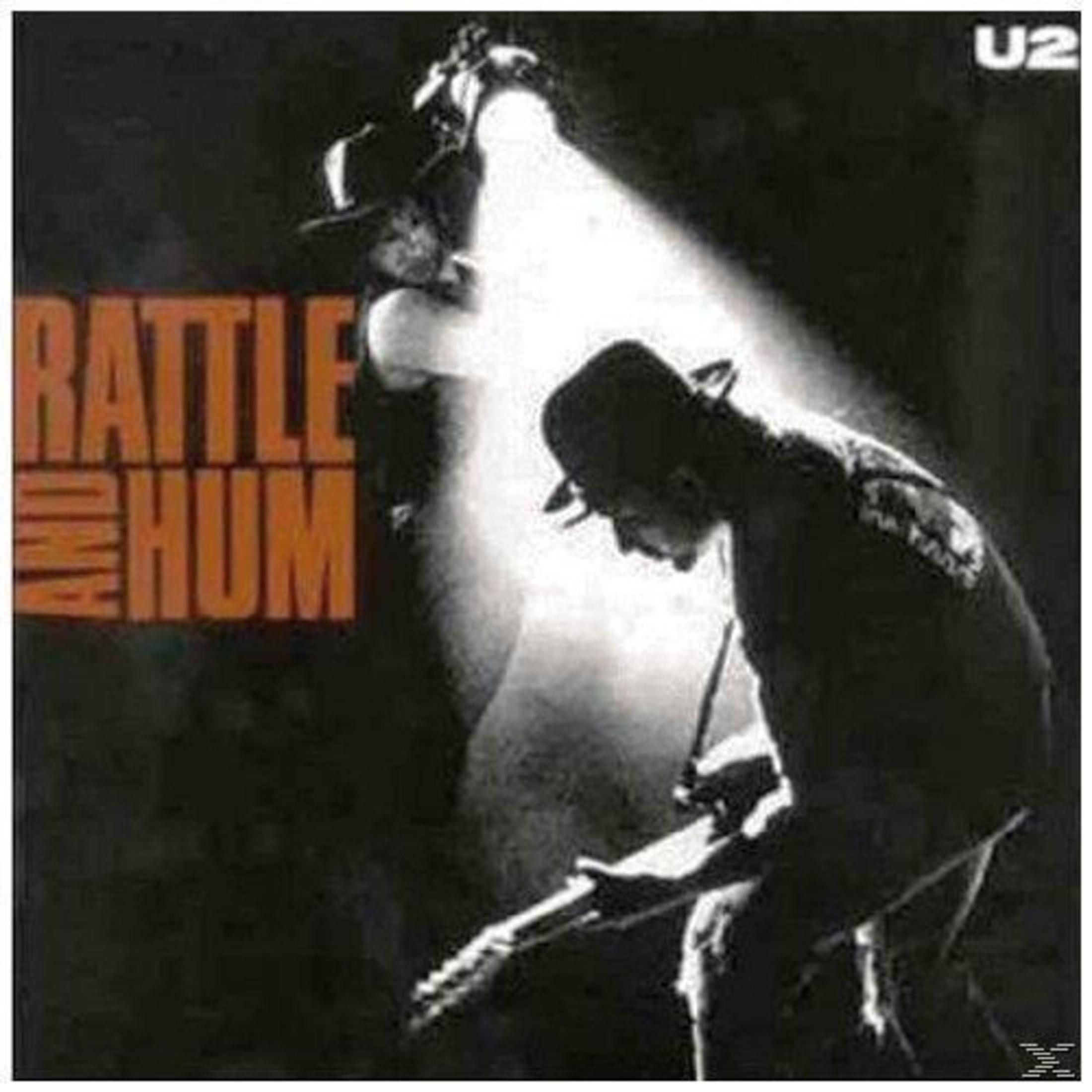Copertina dell'album U2, due persone sul palco, una con un cappello e l'altra che suona la chitarra.