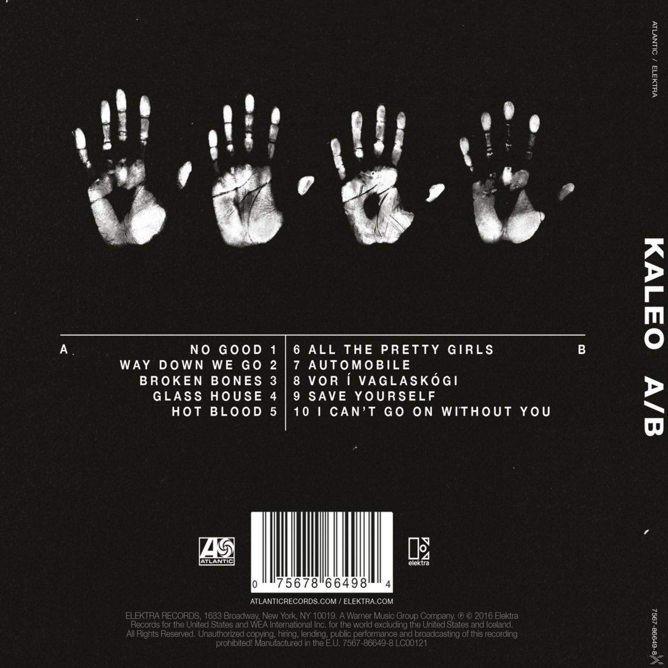 Retro copertina dell'album con impronte di mani nere. Contiene la tracklist. Testo bianco su sfondo nero.