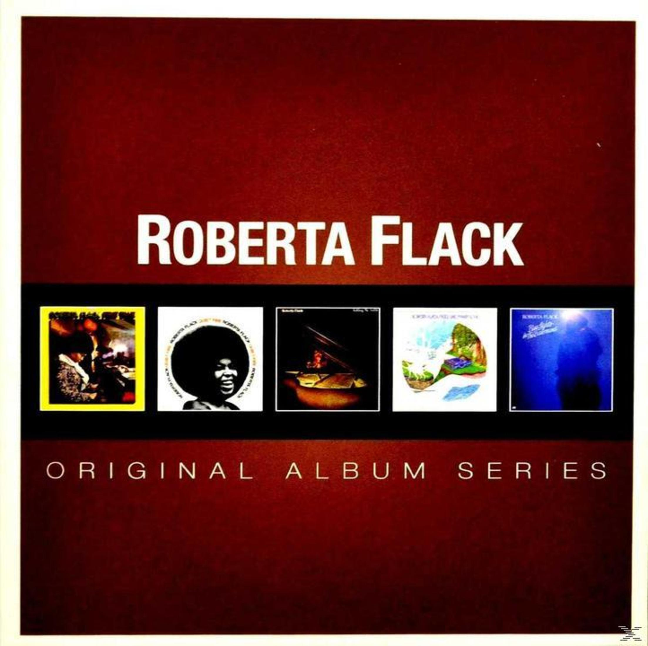 Copertina dell'album di Roberta Flack, che mostra le copertine degli album in fila.