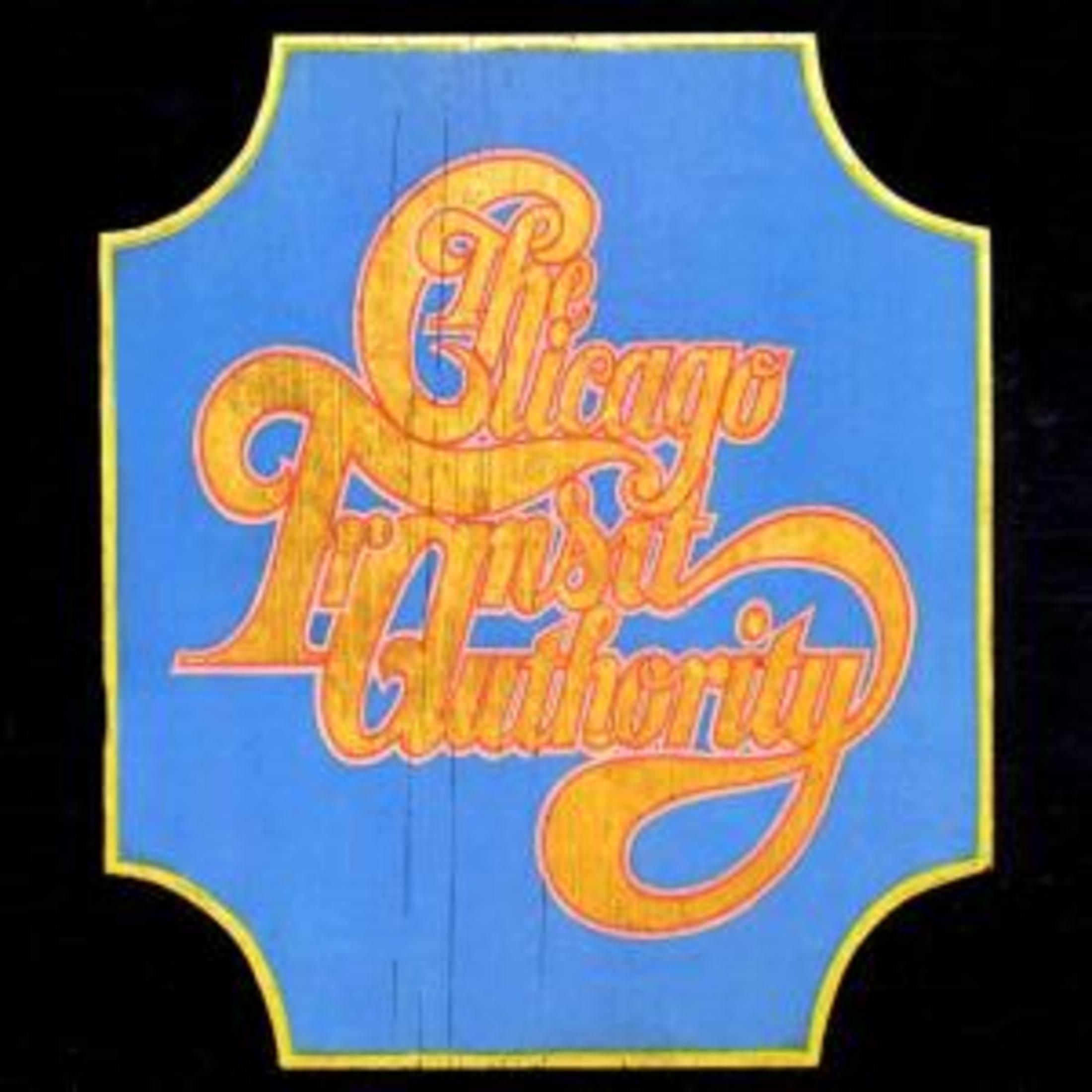 Copertina dell'album con il logo Chicago Transit Authority su sfondo blu.