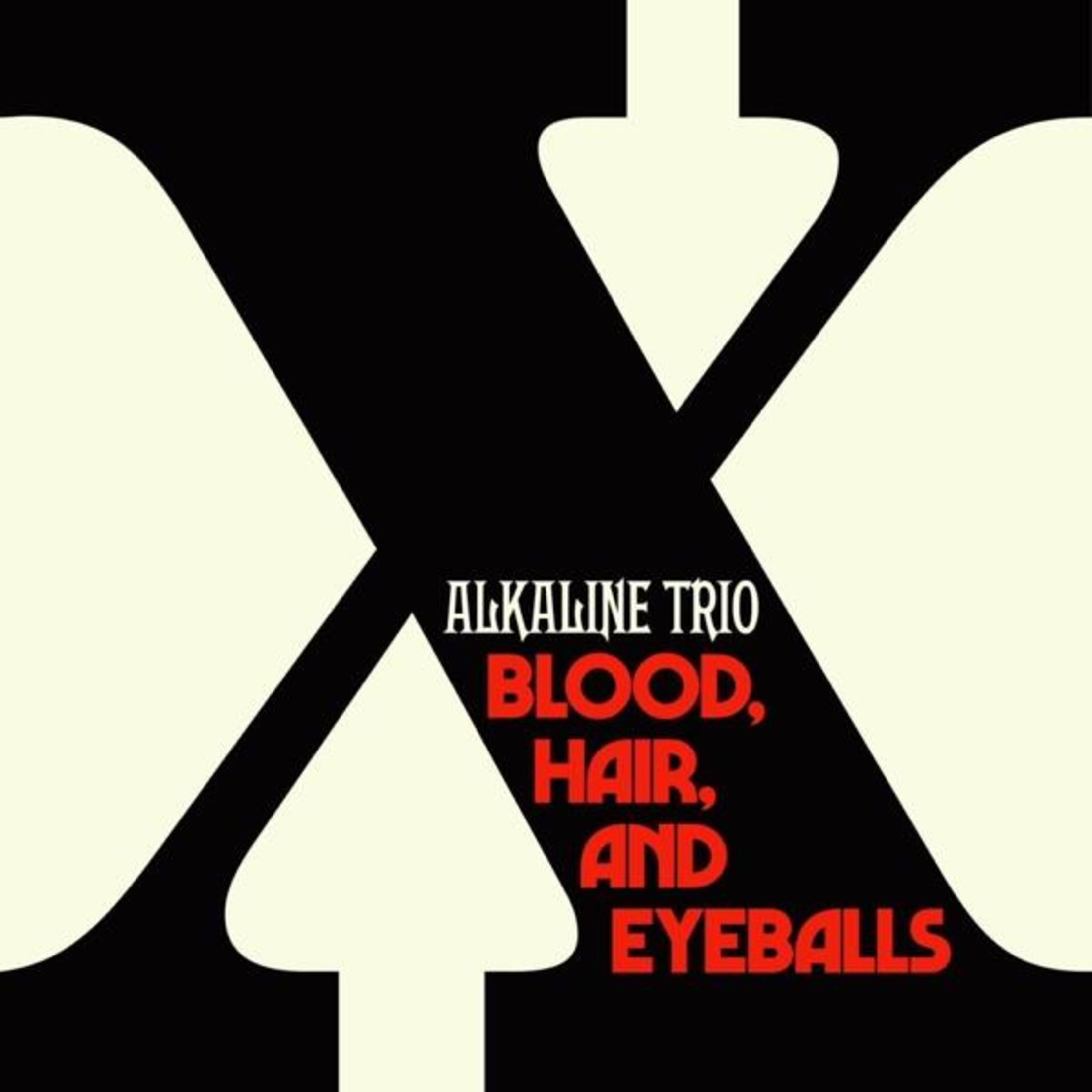 Copertina dell'album degli Alkaline Trio, con un design geometrico e testo. Lo sfondo è un motivo in bianco e nero.