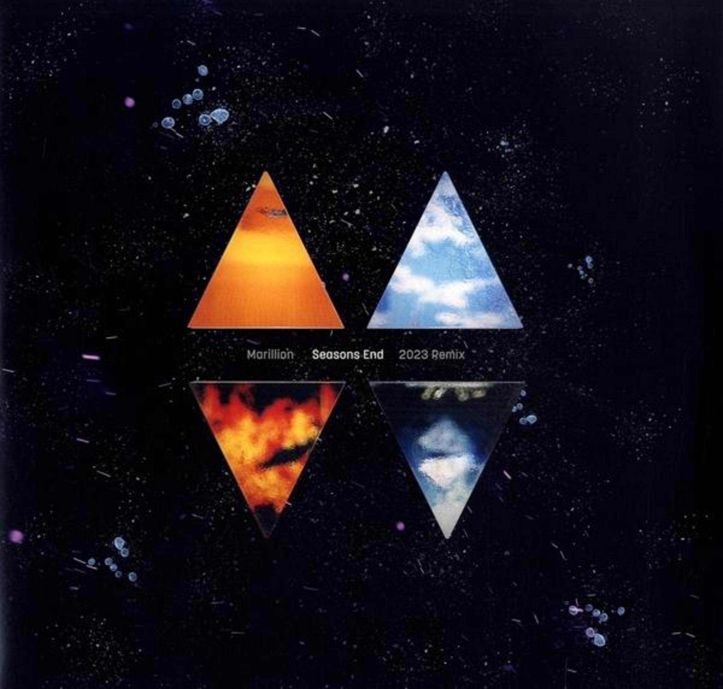 Copertina dell'album con quattro triangoli. Ognuno ha una vista diversa.