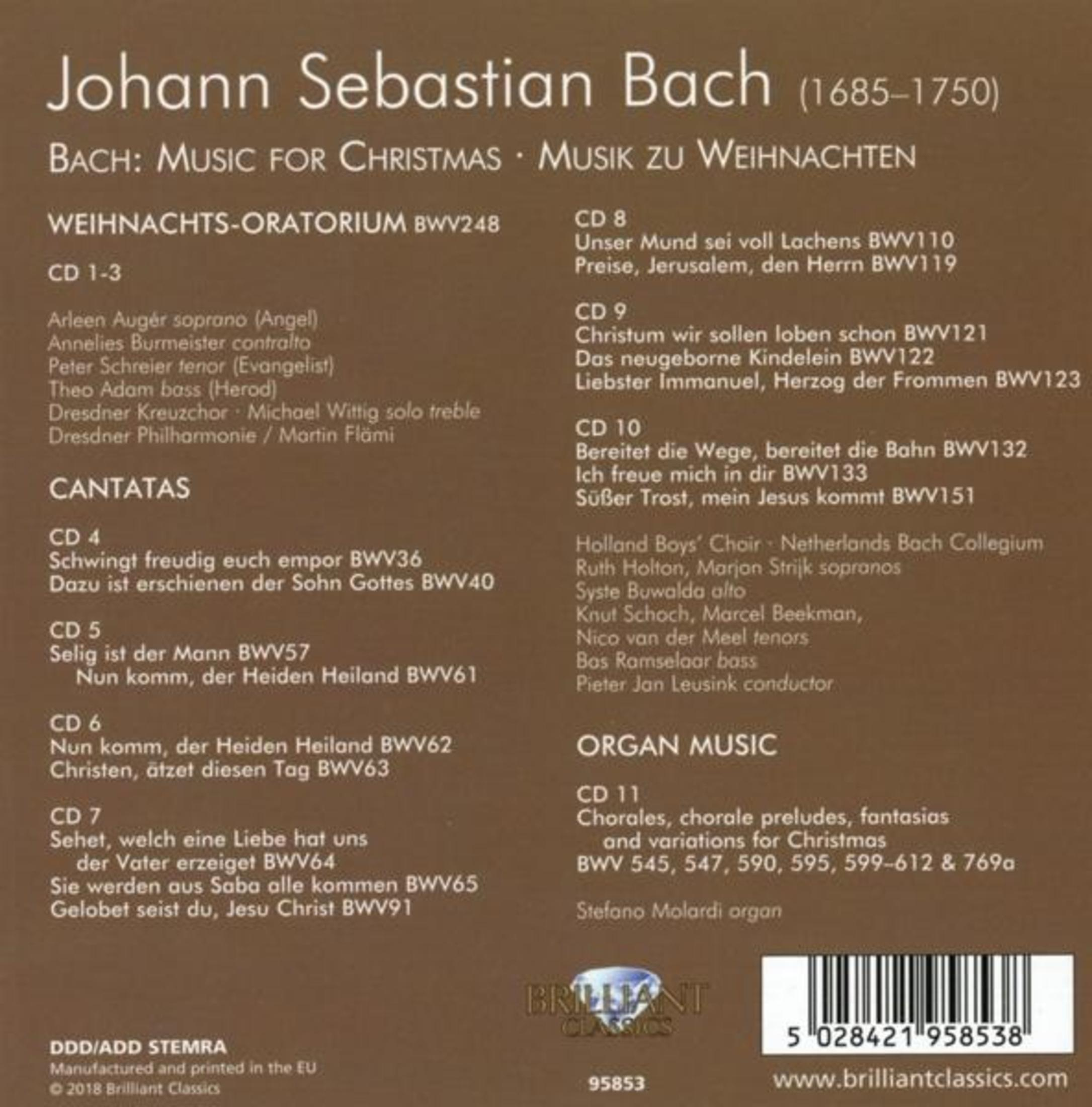 CD-Cover: Musik-Trackliste mit Titel und Komponist.