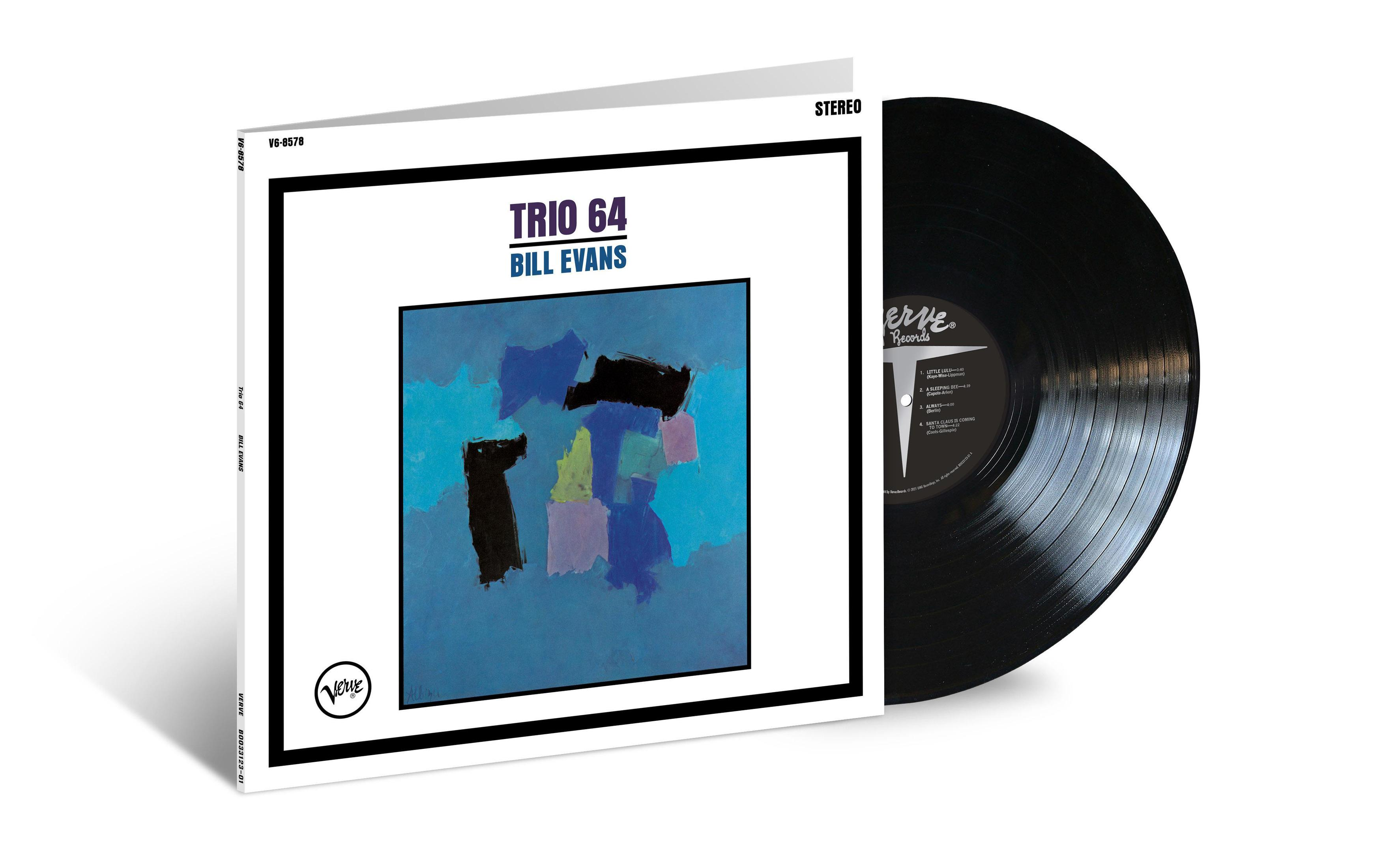 Copertina dell'album: un vinile e una copertina con un dipinto astratto.