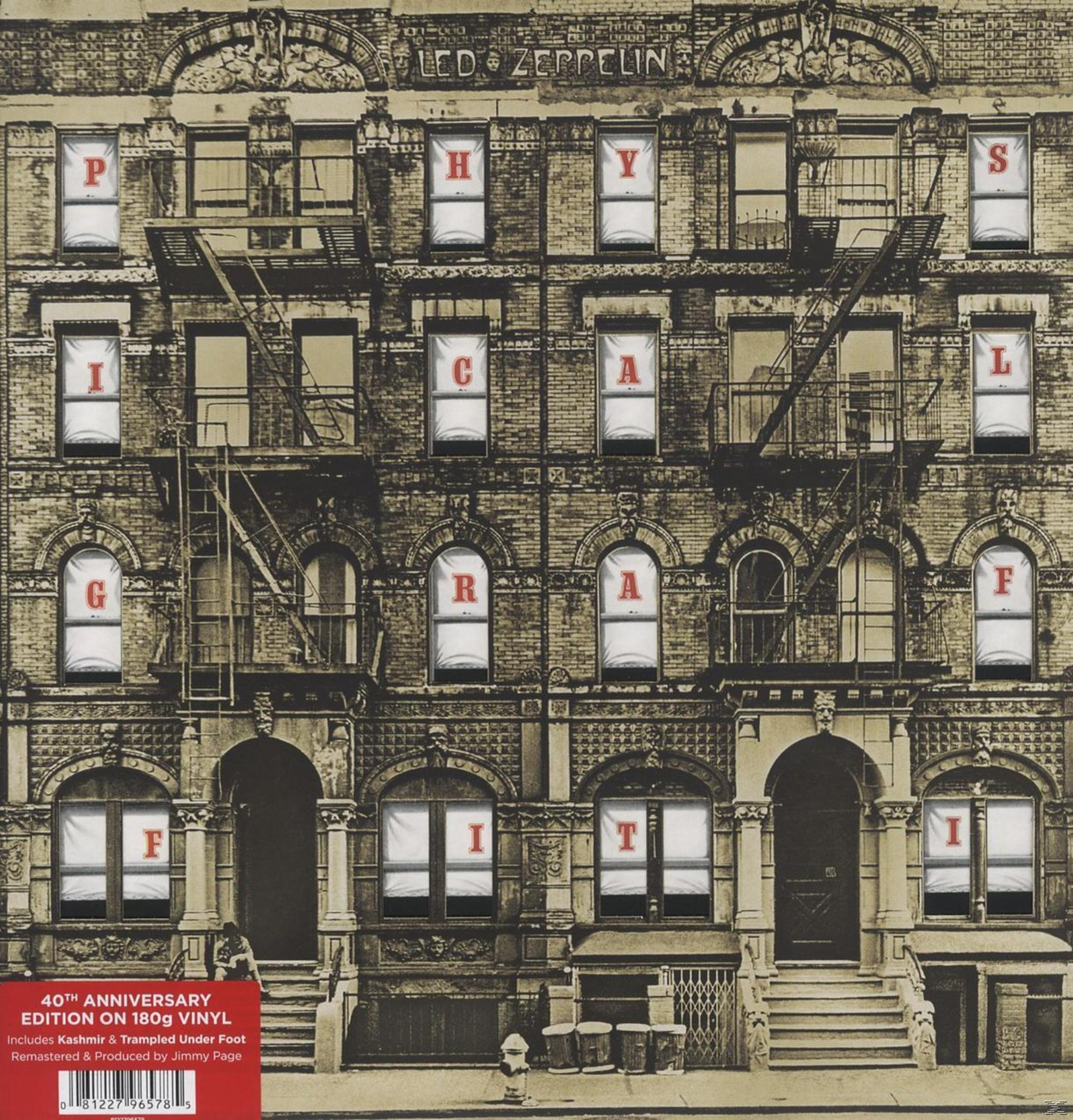 Copertina dell'album con un edificio in mattoni e testo in rosso.