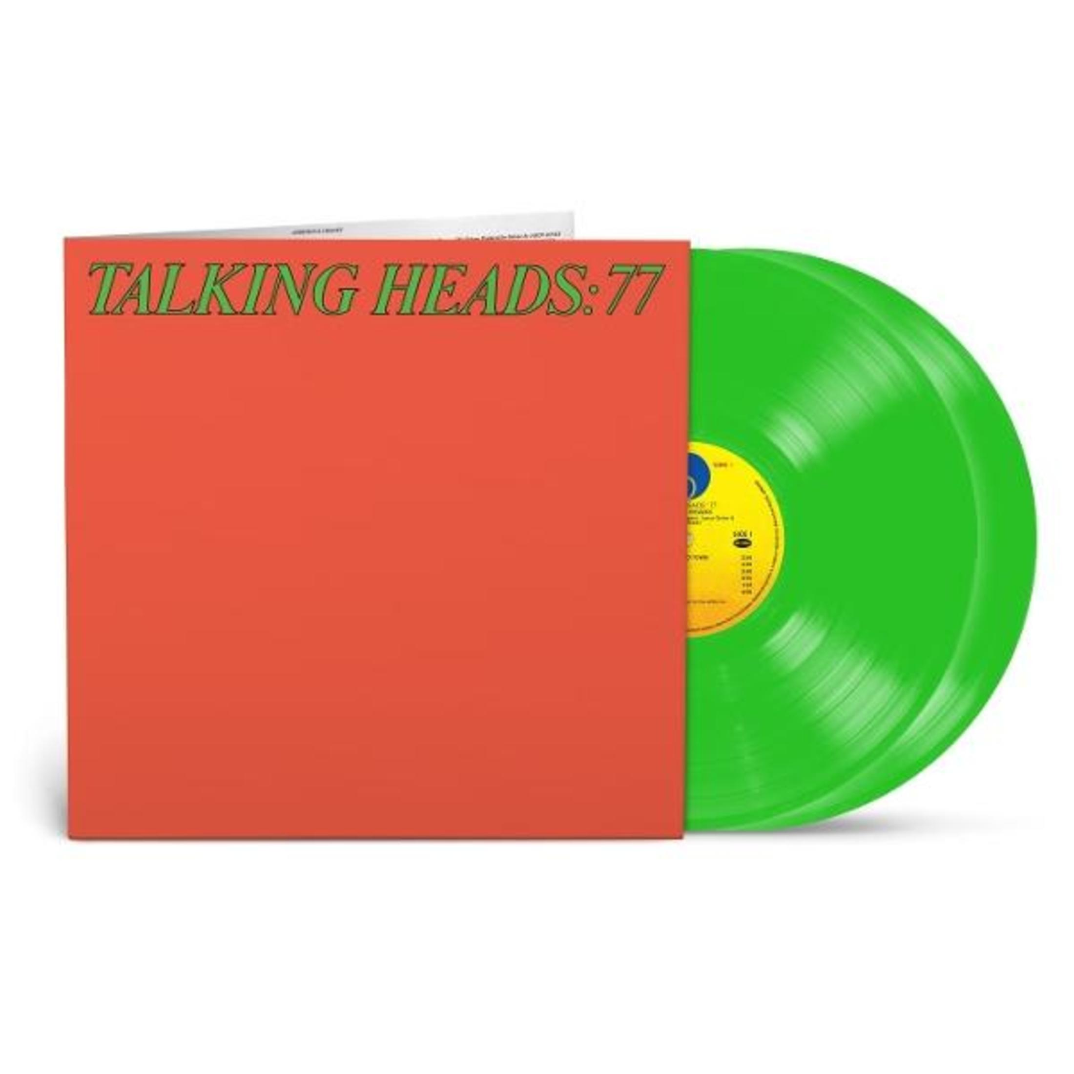 Copertina dell'album con copertina rossa e disco verde.