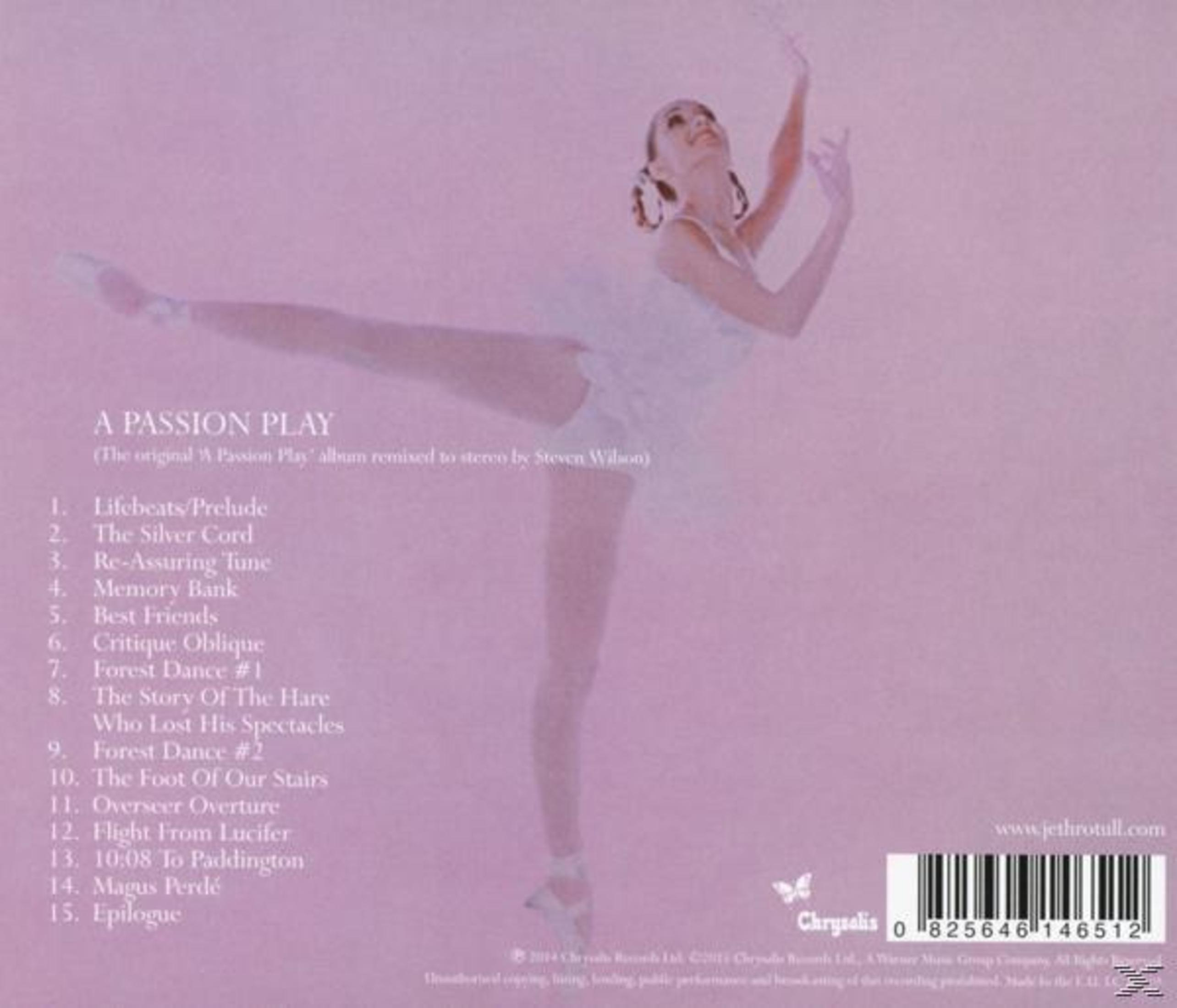 Albumhoes, een ballerina in het wit, springend, met songtitels.