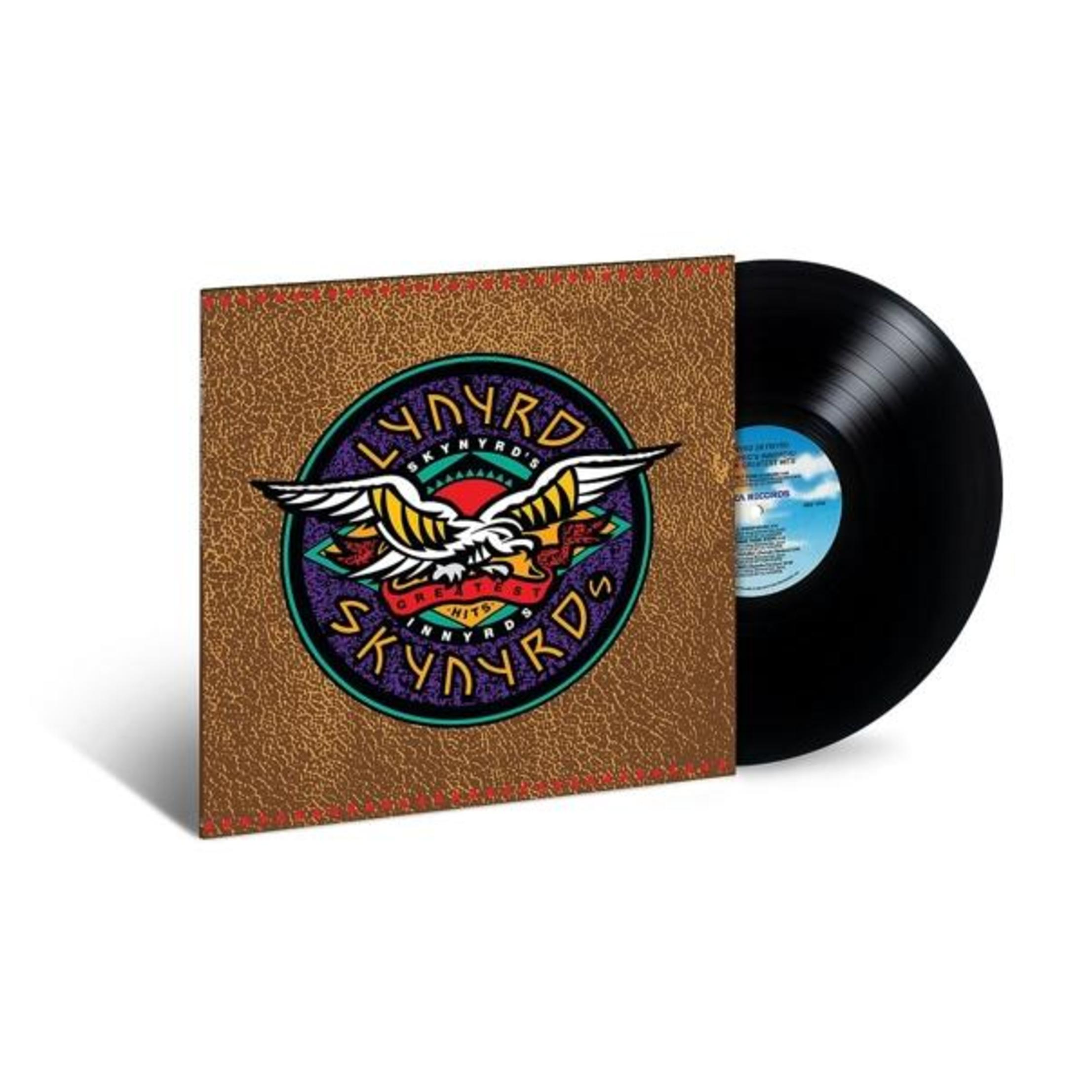 Copertina dell'album, Lynyrd Skynyrd, logo con aquila. Disco in vinile nero.
