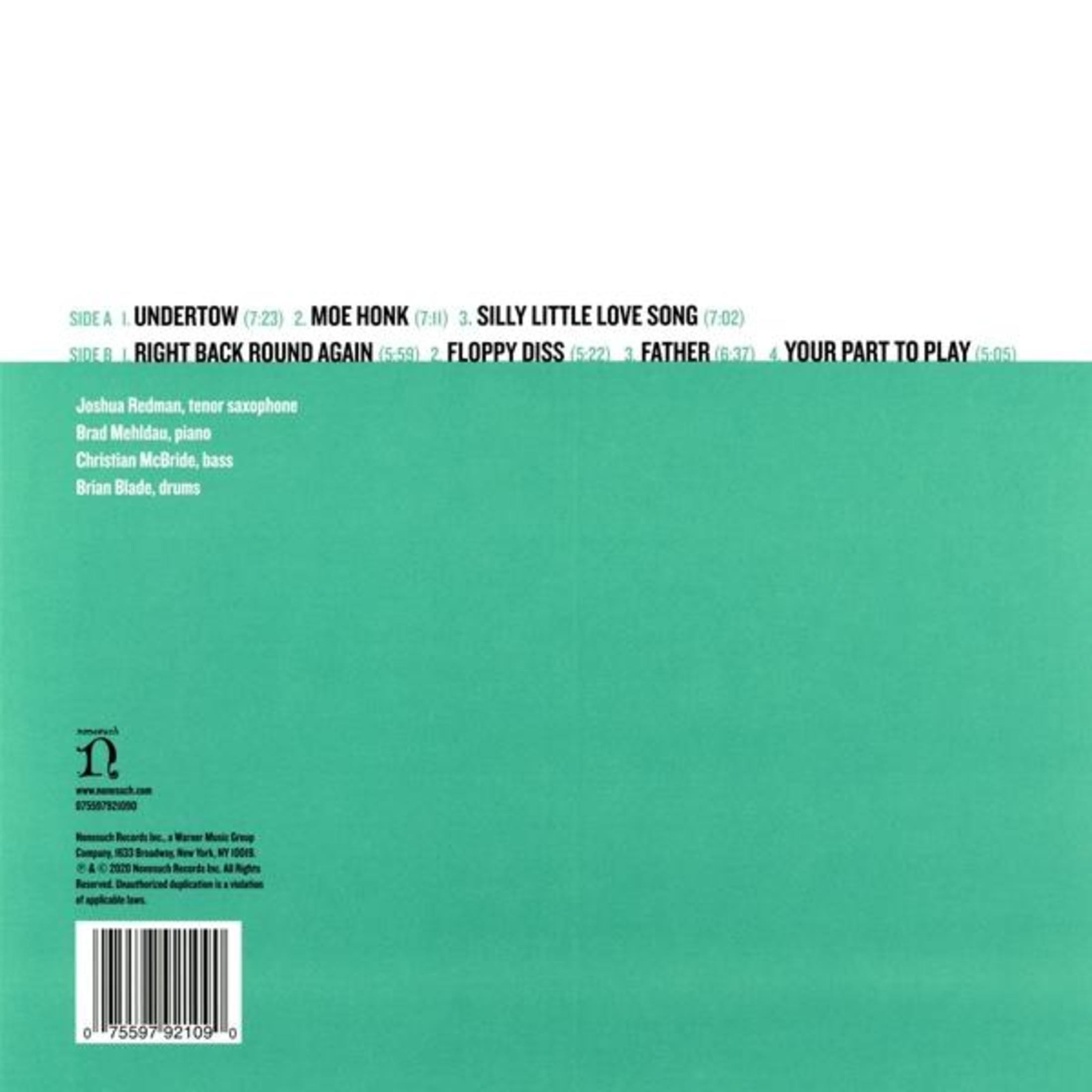 Testo su sfondo bianco. Tracklist, Lati A e B. I nomi dei musicisti sono elencati in basso.