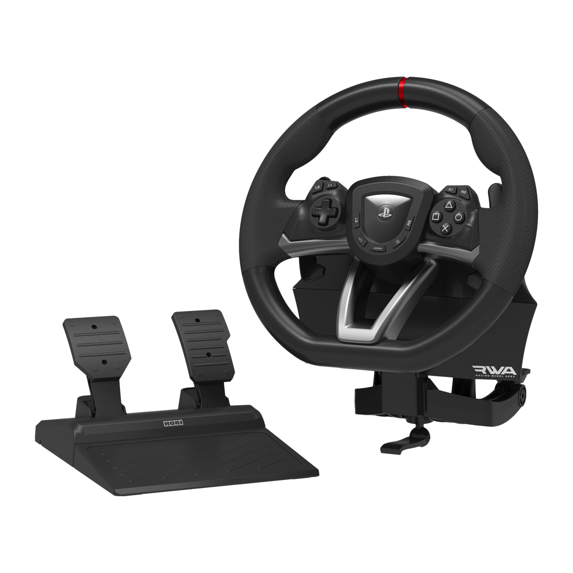 HORI RACING WHEEL APEX (PS5/PS4/PC) Steering wheel + Pedals Zwart