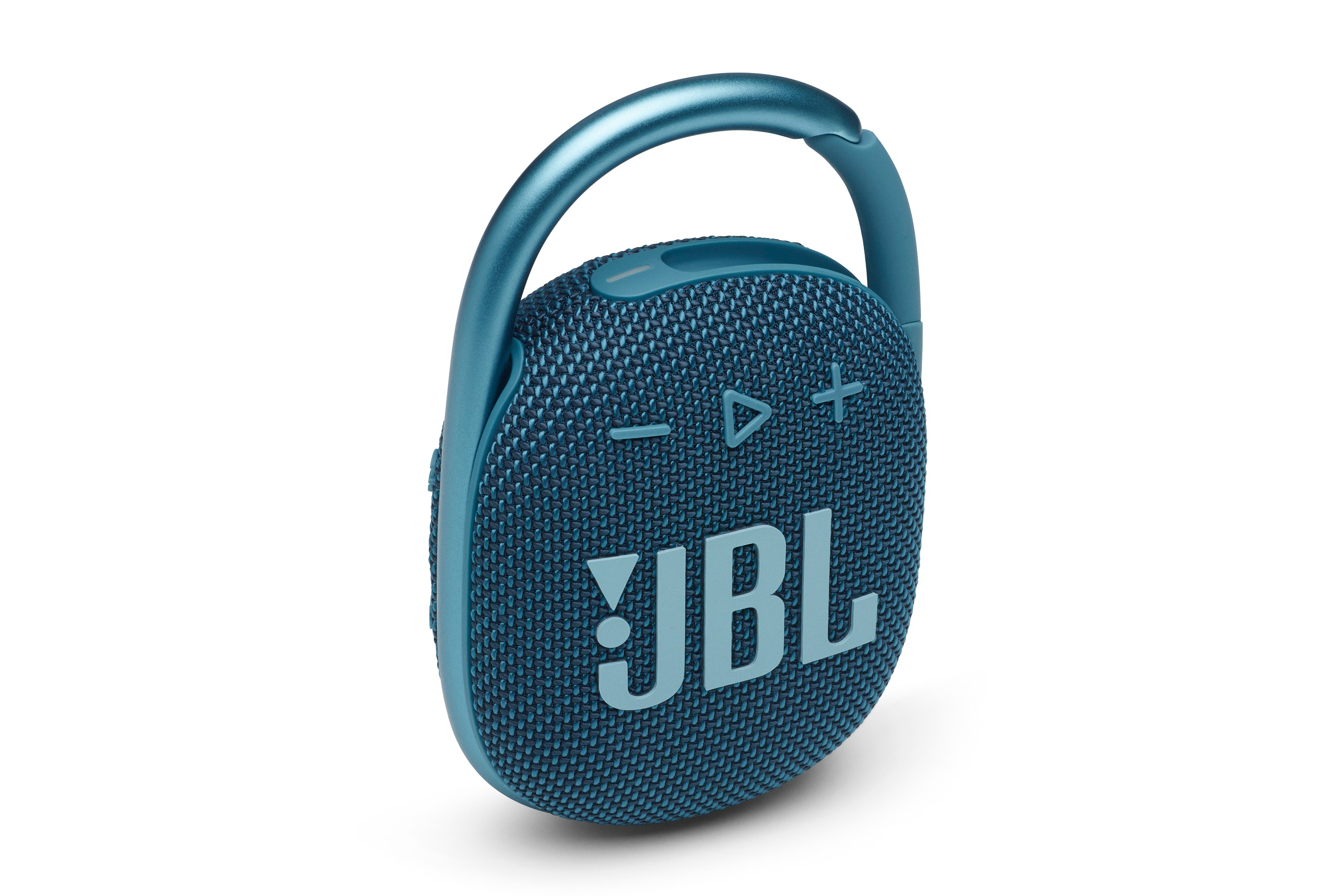 Głośnik JBL Clip, niebieski, z klipsem. Przenośny i kompaktowy design.