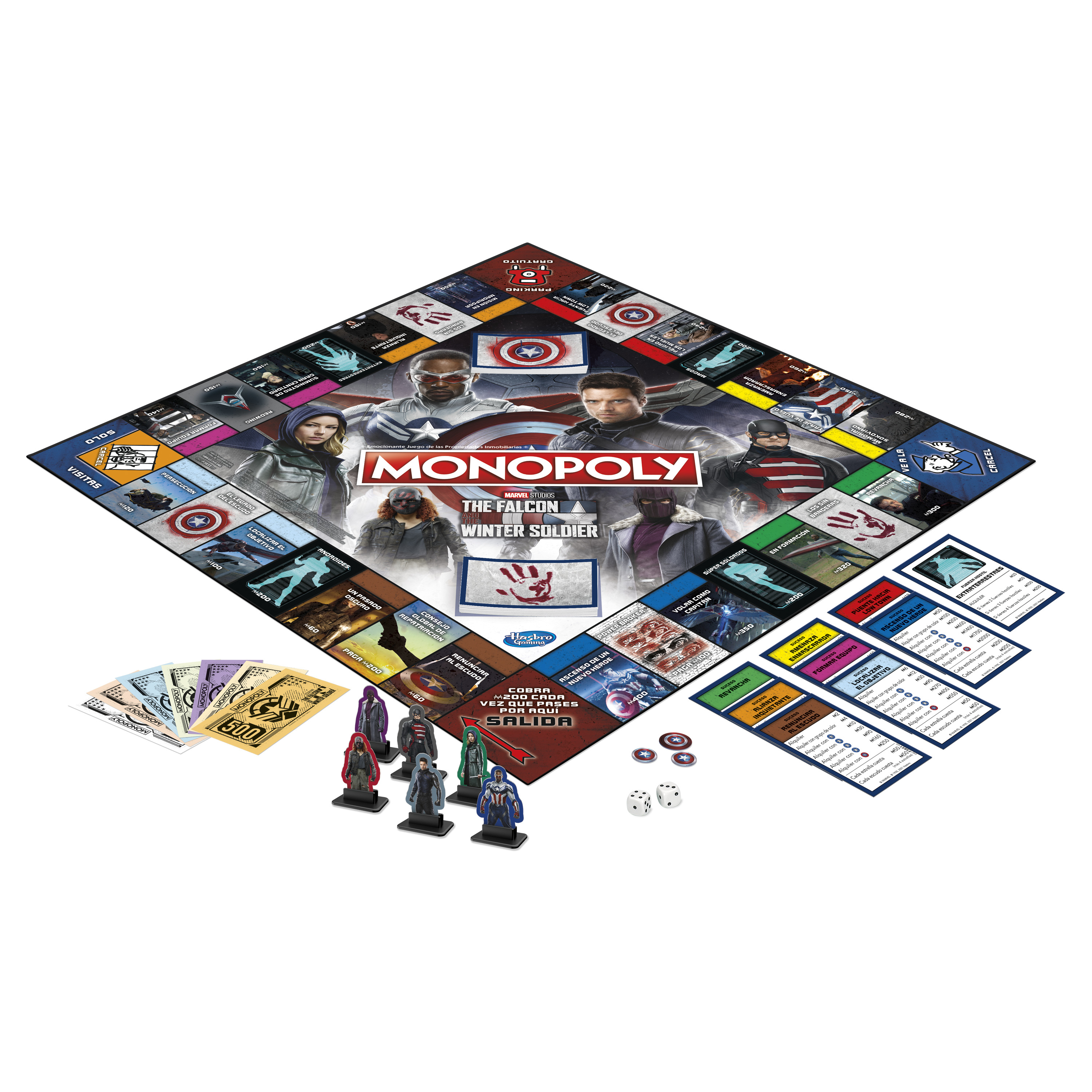 HASBRO Monopoly - The Falcon and the Winter Soldier (englisch) Brettspiel