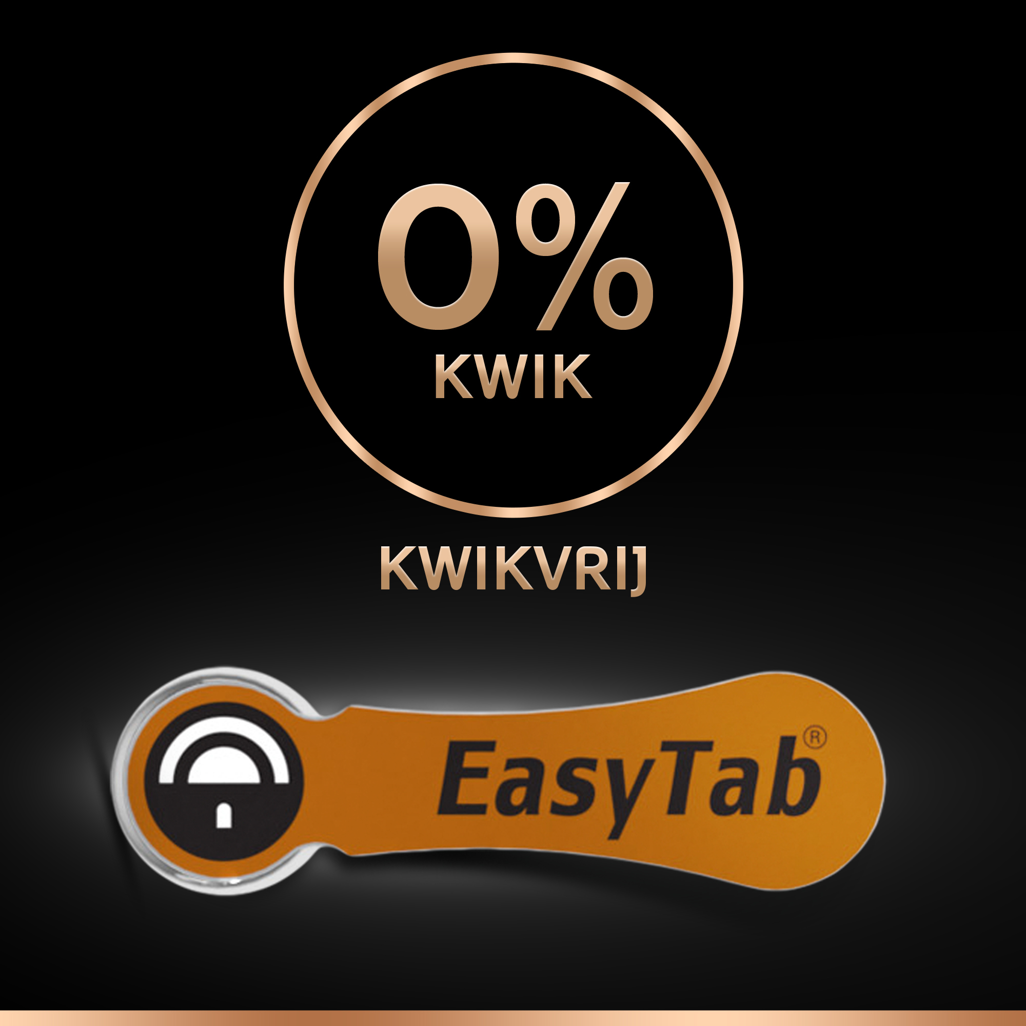 Produkt EasyTab, z tekstem wskazującym 0% rtęci i nazwą produktu.
