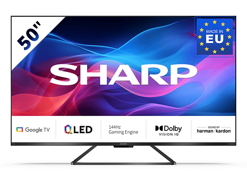 SHARP 50GR8265E QLED TV (Flat, 50 Zoll / 127,00 cm, UHD 4K, SMART TV)