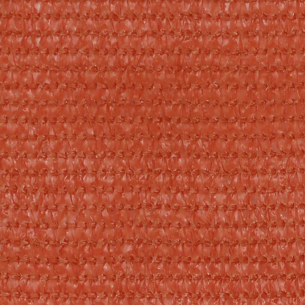 Nahaufnahme eines strukturierten, orangefarbenen Stoffes. Das Gewebe ist sichtbar.