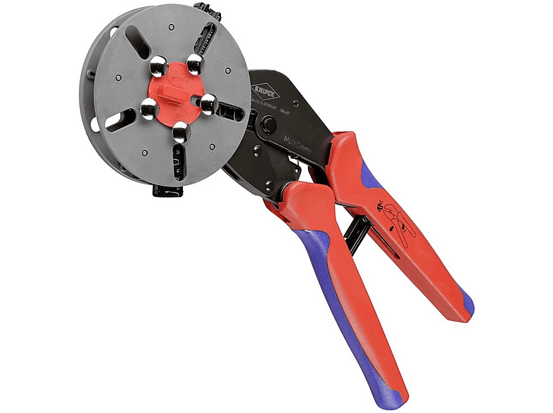 Zaciskarki kablowe KNIPEX 97 33 02 Niebieski, Czerwony | MediaMarkt