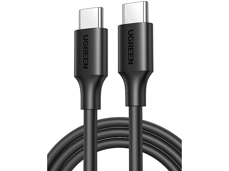 UGREEN USB 2.0 Type C to Type C Cable 0.5m Black Kabel, Schwarz ...