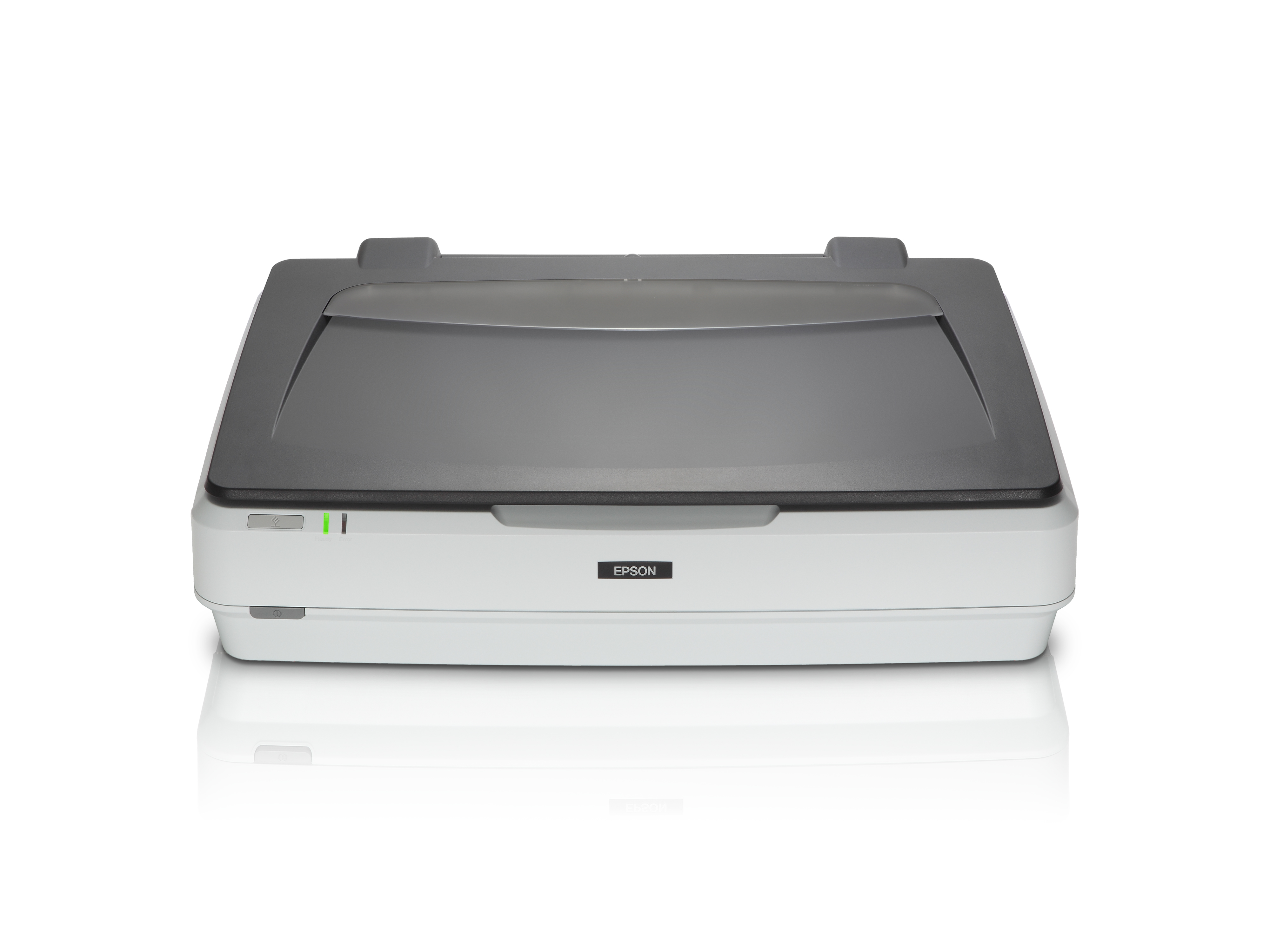 Scanner piano bianco e grigio.