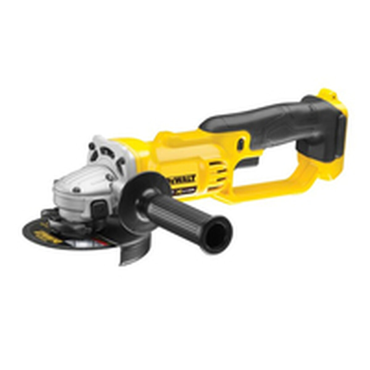 Sarı ve siyah bir DeWalt taşlama makinesi.